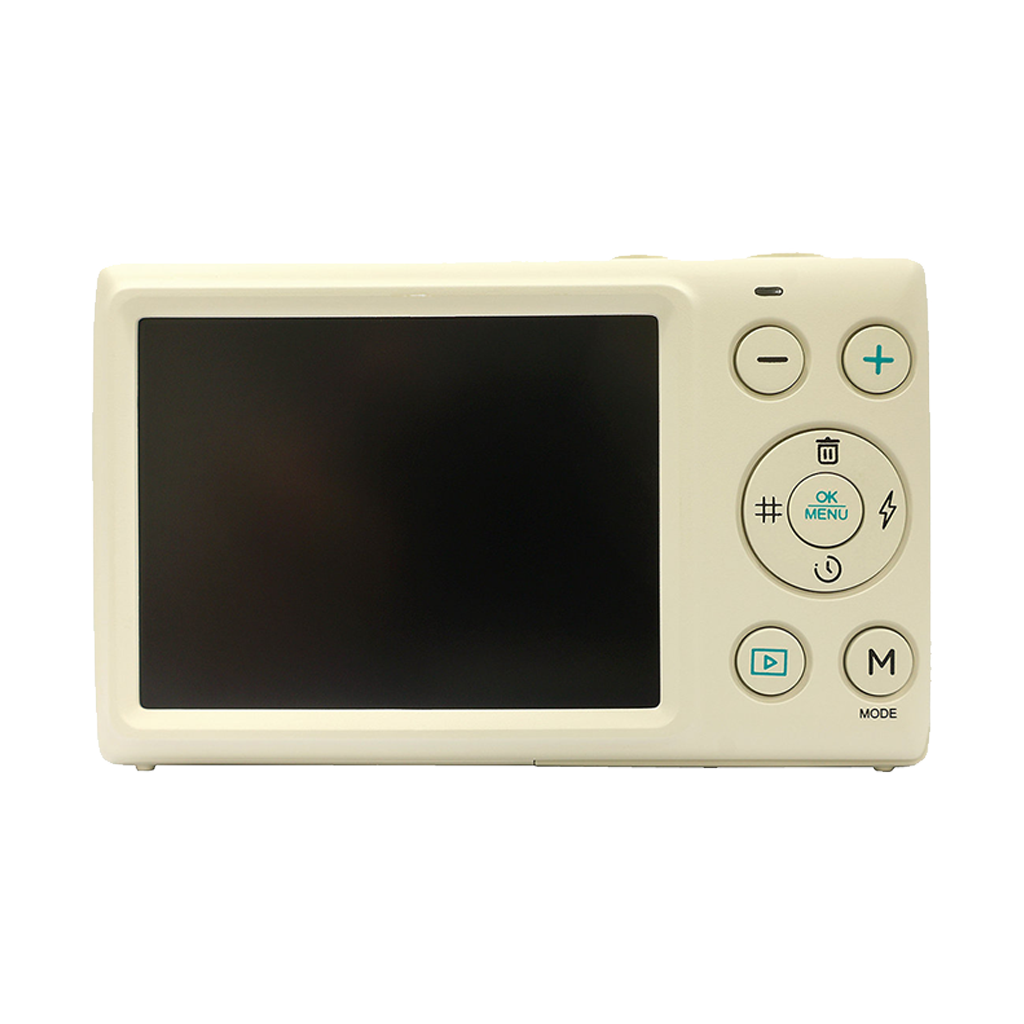 Yashica DigiMate Digital Compact Camera (Off-White)
