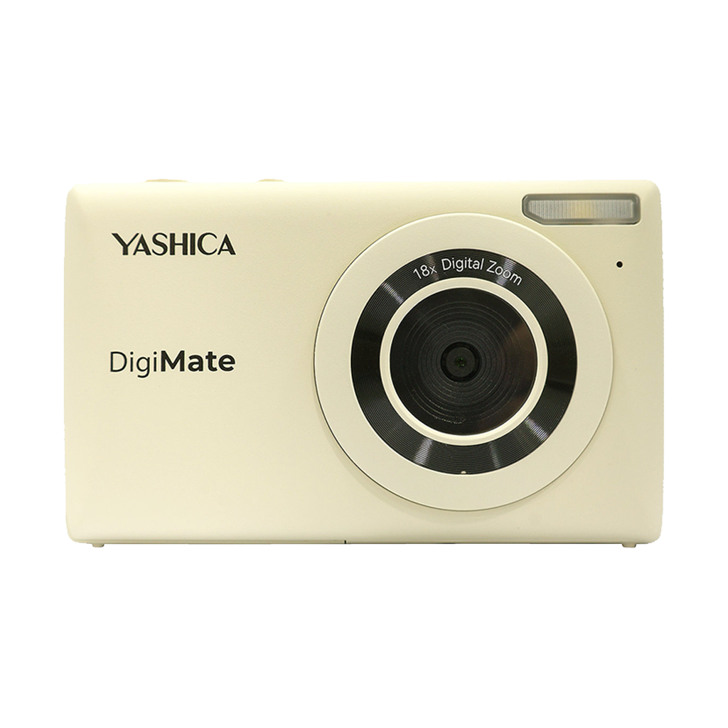 Yashica DigiMate Digital Compact Camera (Off-White)