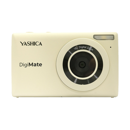 Yashica DigiMate Digital Compact Camera (Off-White)