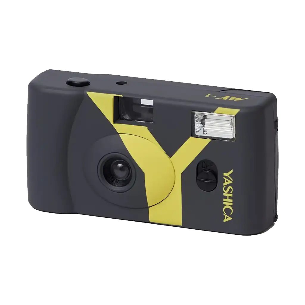 Yashica MF-1 Y-Series Snapshot Art 35mm Film Camera (Grey)
