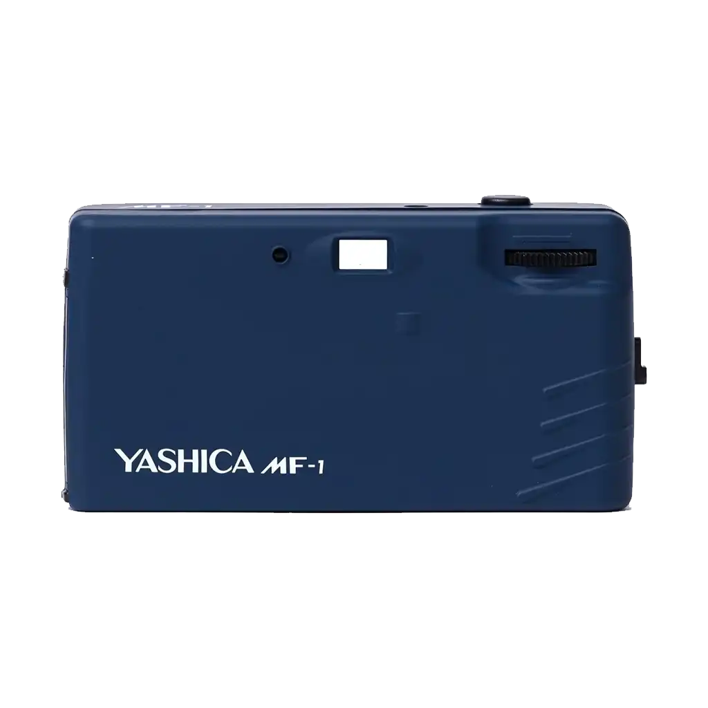 Yashica MF-1 Y-Series Snapshot Art 35mm Film Camera (Prussian Blue)