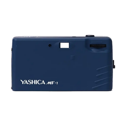 Yashica MF-1 Y-Series Snapshot Art 35mm Film Camera (Prussian Blue)