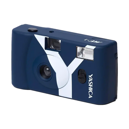 Yashica MF-1 Y-Series Snapshot Art 35mm Film Camera (Prussian Blue)