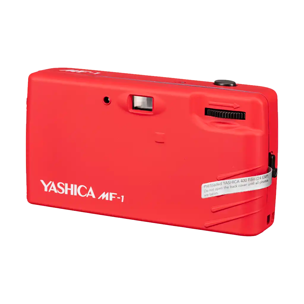 Yashica MF-1 Y-Series Snapshot Art 35mm Film Camera (Red)