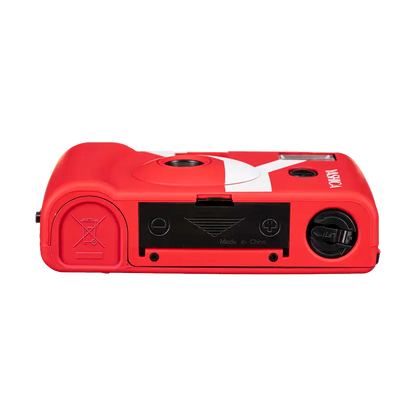 Yashica MF-1 Y-Series Snapshot Art 35mm Film Camera (Red)