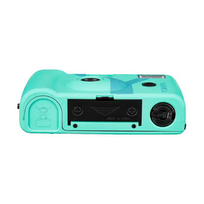 Yashica MF-1 Y-Series Snapshot Art 35mm Film Camera (Turquoise)