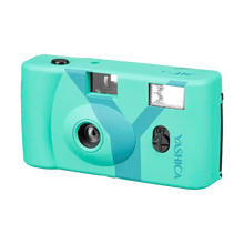 Yashica MF-1 Y-Series Snapshot Art 35mm Film Camera (Turquoise)