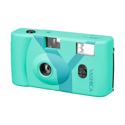 Yashica MF-1 Y-Series Snapshot Art 35mm Film Camera (Turquoise)