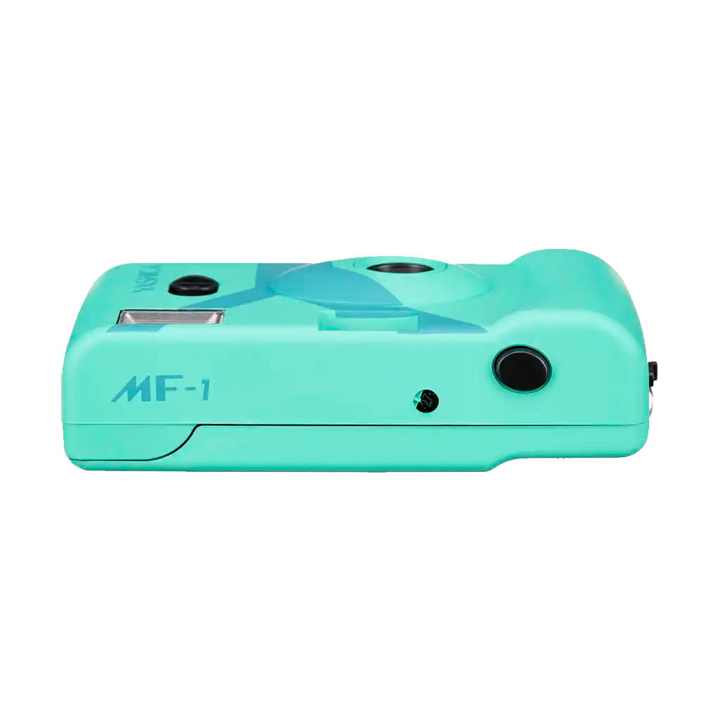 Yashica MF-1 Y-Series Snapshot Art 35mm Film Camera (Turquoise)