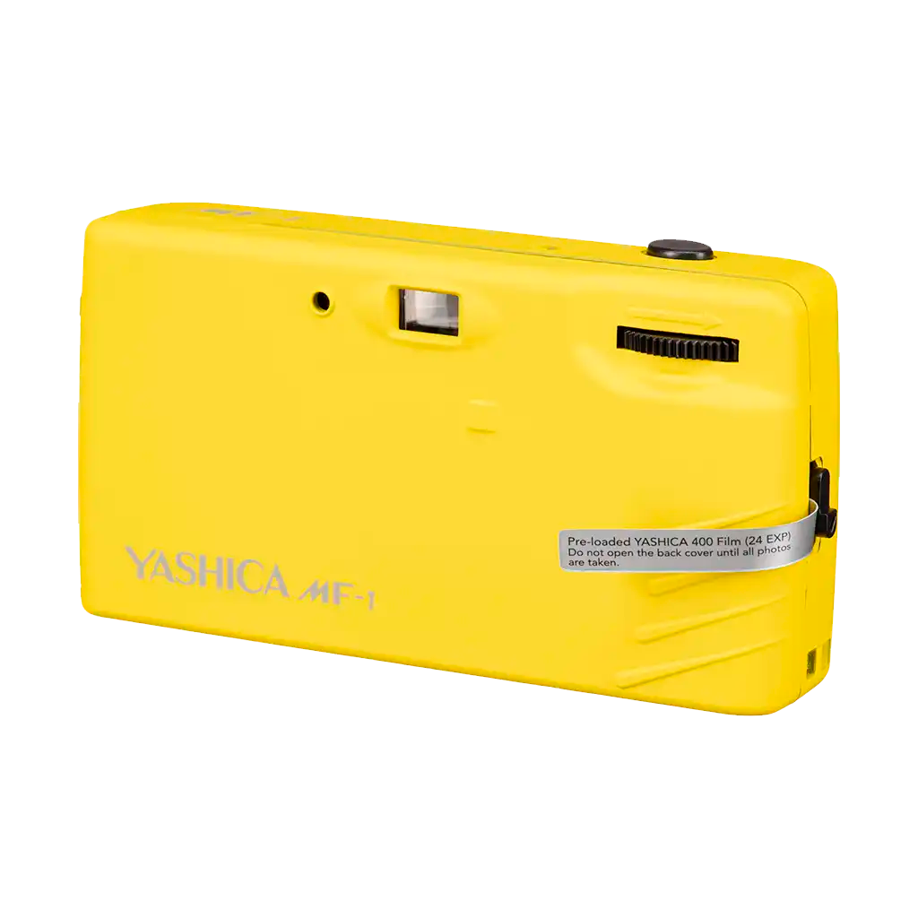 Yashica MF-1 Y-Series Snapshot Art 35mm Film Camera (Yellow)