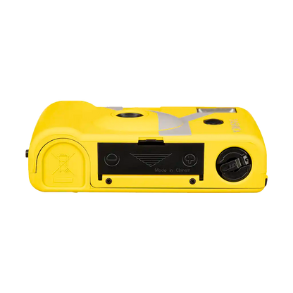 Yashica MF-1 Y-Series Snapshot Art 35mm Film Camera (Yellow)