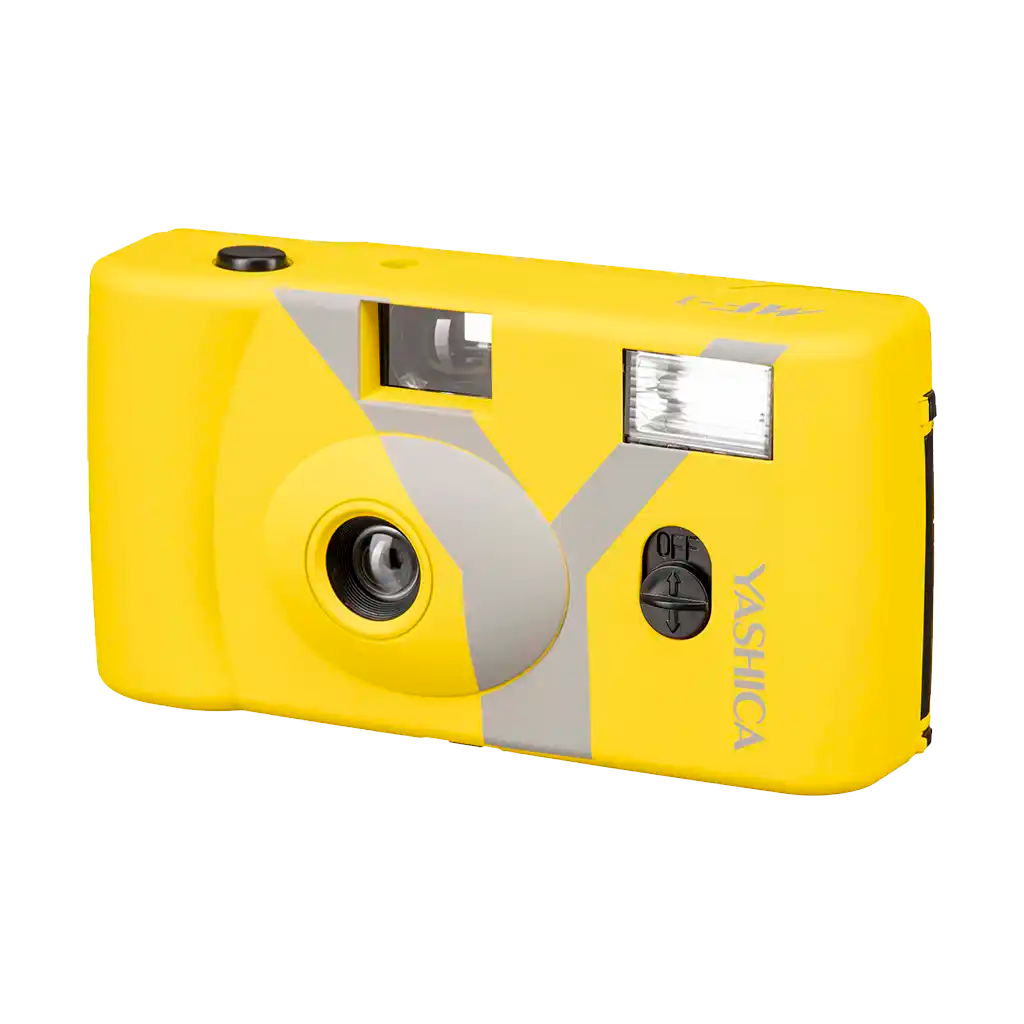 Yashica MF-1 Y-Series Snapshot Art 35mm Film Camera (Yellow)