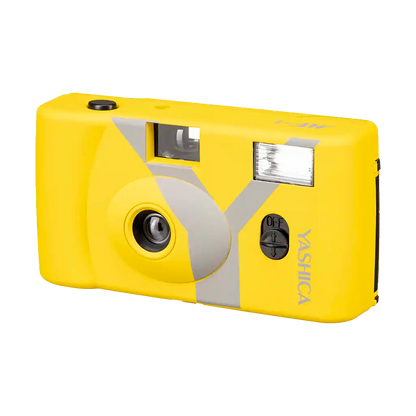 Yashica MF-1 Y-Series Snapshot Art 35mm Film Camera (Yellow)