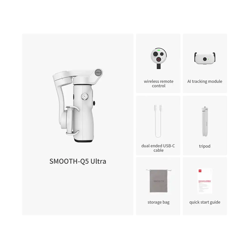 Zhiyun SMOOTH-Q5 Ultra Smartphone Stabiliser Combo Kit