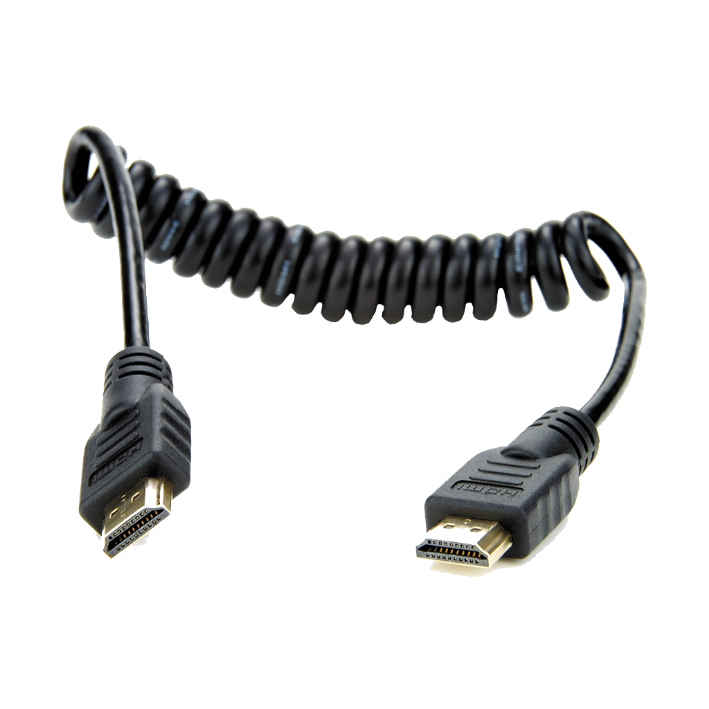 Atomos Cable Coiled Full HDMI to Full HDMI - 30cm