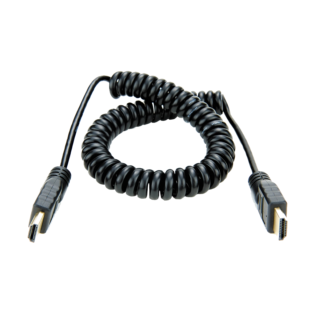 Atomos Cable Coiled Full HDMI to Full HDMI - 50cm