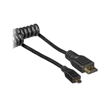 Atomos Cable Coiled Micro to Full HDMI - 50cm