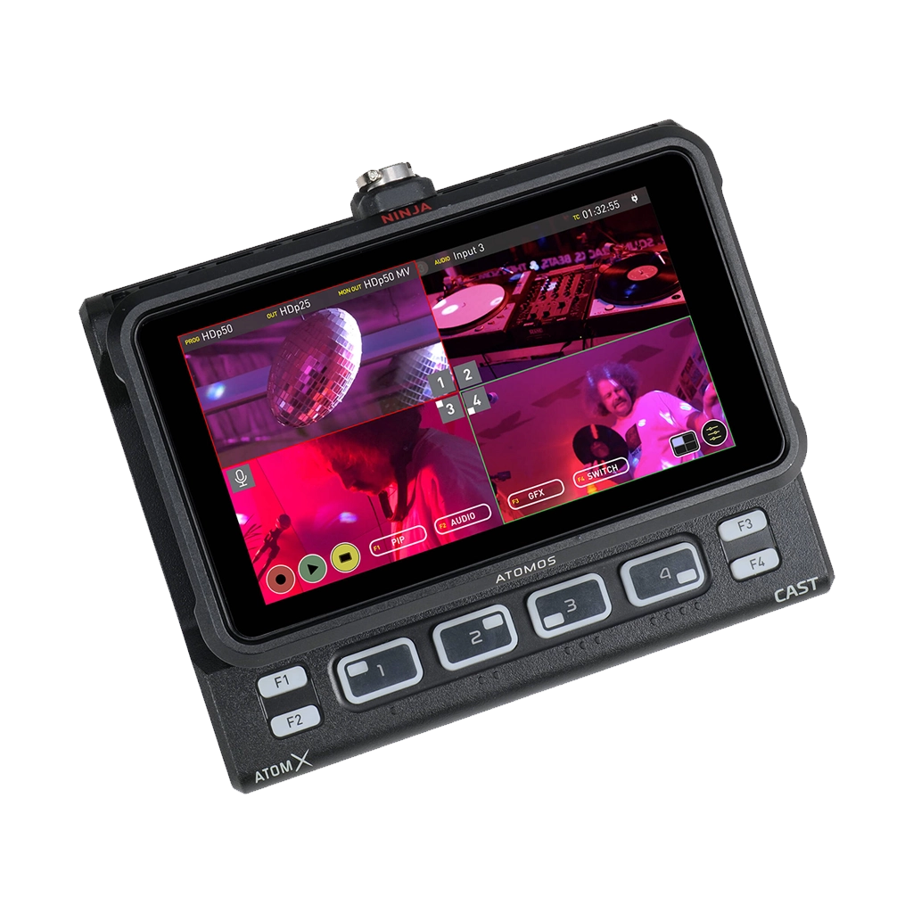 Atomos Ninja V 5" HDMI Recording Monitor with AtomX CAST Switcher Bundle