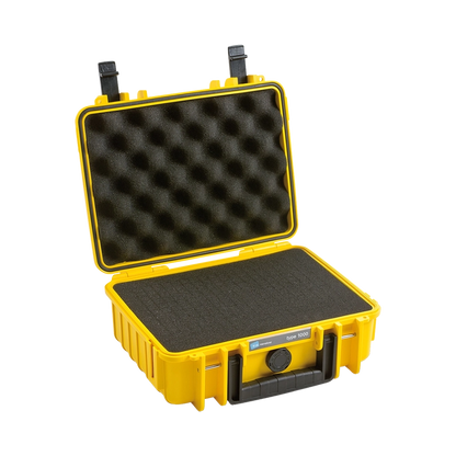 B&W International Type 1000 Outdoor Hard Case with Foam Insert (Yellow)