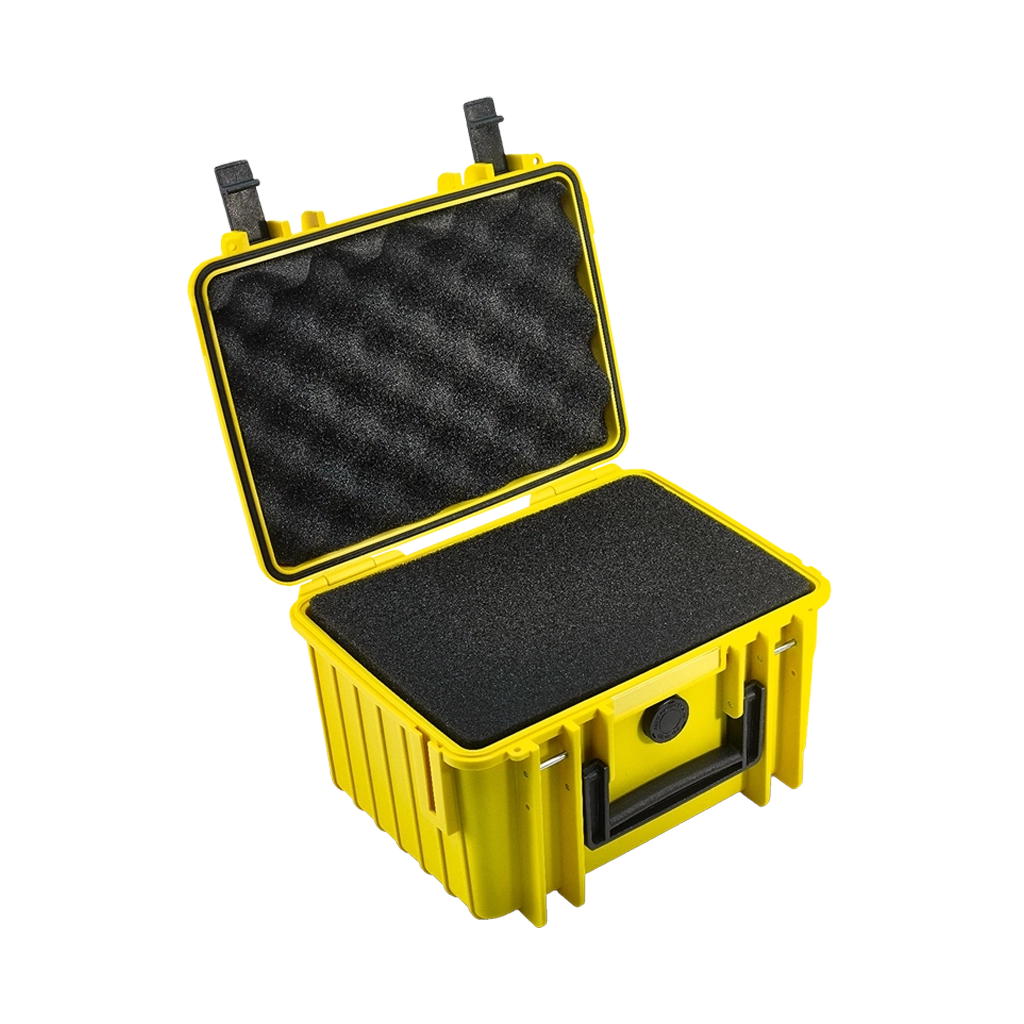 B&W International Type 2000 Outdoor Hard Case with Foam Insert (Yellow)