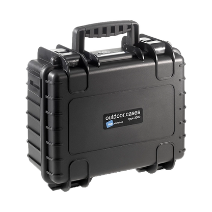 B&W International Type 3000 Outdoor Hard Case with Foam Insert (Black)