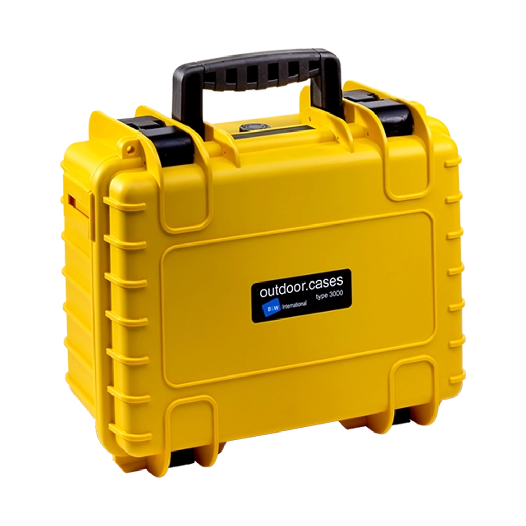 B&W International Type 3000 Outdoor Hard Case with Foam Insert (Yellow)