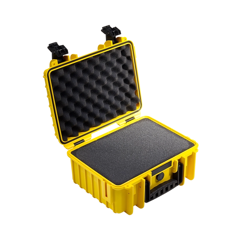 B&W International Type 3000 Outdoor Hard Case with Foam Insert (Yellow)