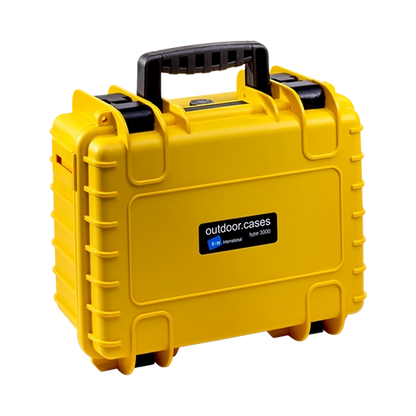 B&W International Type 3000 Outdoor Hard Case with Padded Dividers (Yellow)