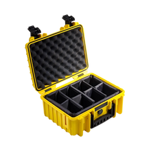 B&W International Type 3000 Outdoor Hard Case with Padded Dividers (Yellow)