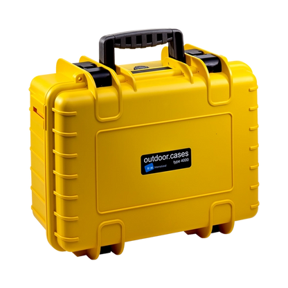 B&W International Type 4000 Outdoor Hard Case with Foam Inserts (Yellow)