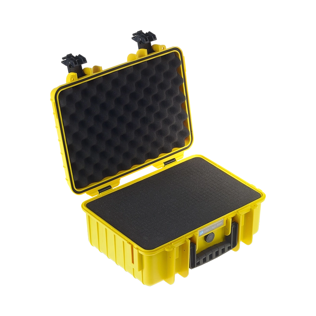 B&W International Type 4000 Outdoor Hard Case with Foam Inserts (Yellow)
