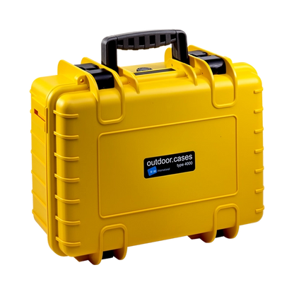 B&W International Type 4000 Outdoor Hard Case with Padded Dividers (Yellow)