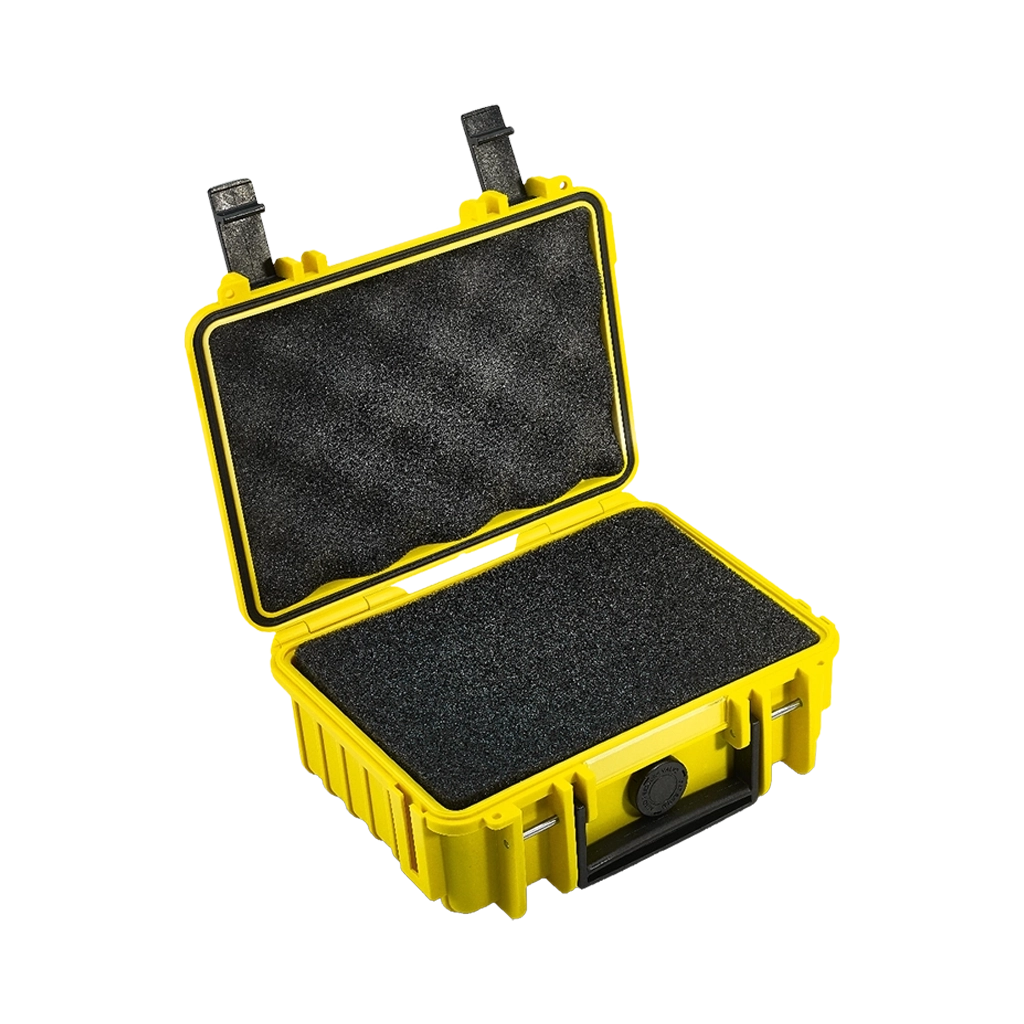B&W International Type 500 Outdoor Hard Case with Foam Insert (Yellow)