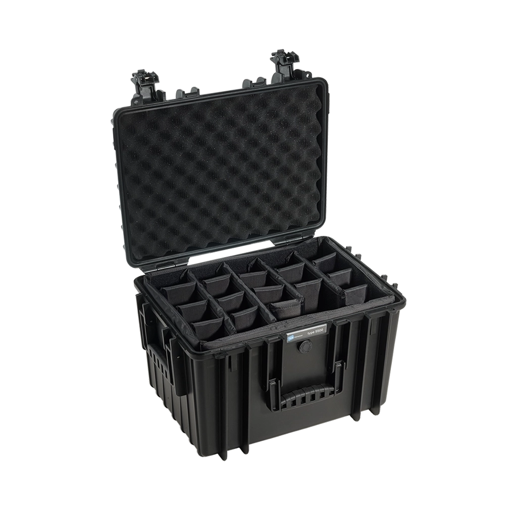 B&W International Type 5500 Outdoor Case with Padded Dividers