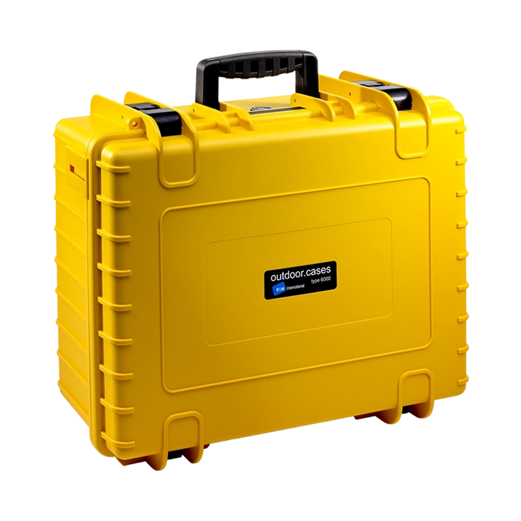 B&W International Type 6000 Outdoor Hard Case with Foam Inserts (Yellow)
