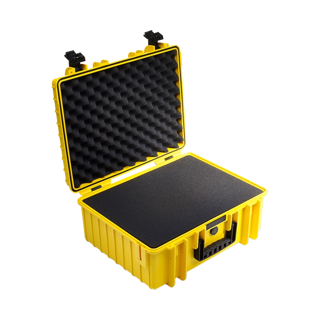 B&W International Type 6000 Outdoor Hard Case with Foam Inserts (Yellow)