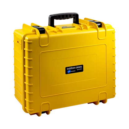B&W International Type 6000 Outdoor Hard Case with Padded Dividers (Yellow)