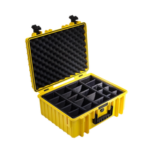 B&W International Type 6000 Outdoor Hard Case with Padded Dividers (Yellow)