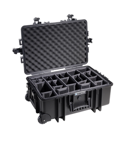 B&W International Type 6700 Outdoor Case with Padded Dividers (Black)