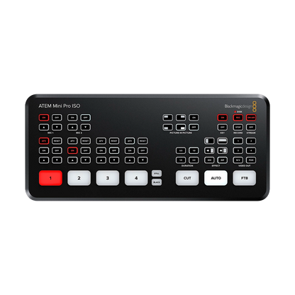 Blackmagic Design ATEM Mini Pro ISO HDMI Live Stream