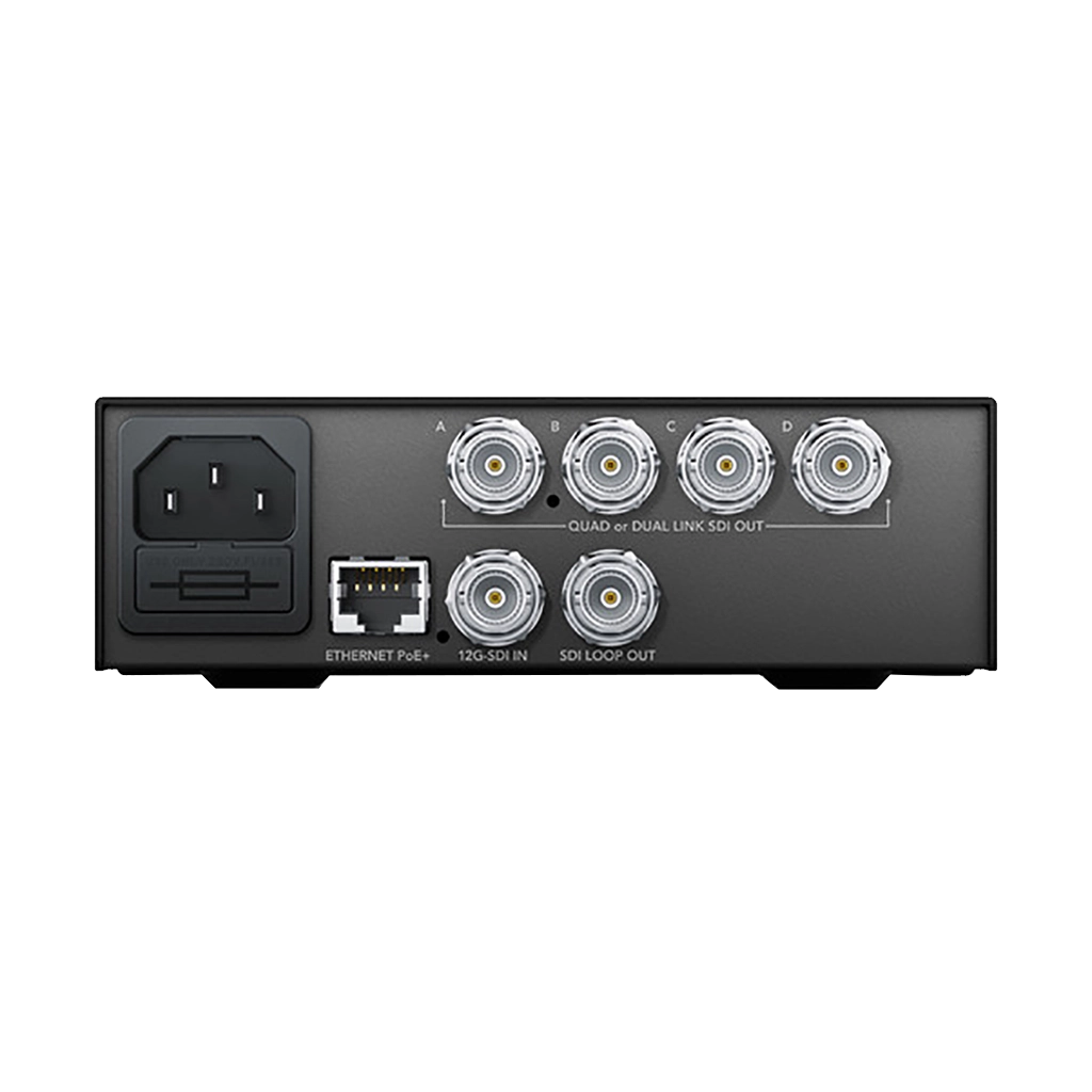 Blackmagic Teranex Mini 12G-SDI to Quad SDI
