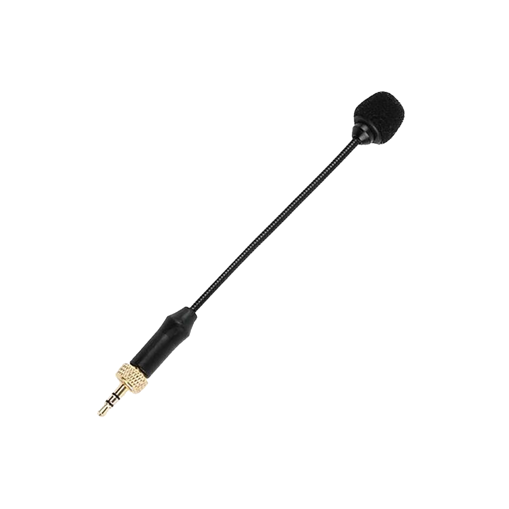 BOYA 3.5mm TRS Locking Omni Mini Gooseneck Mic for Wireless Lav Systems