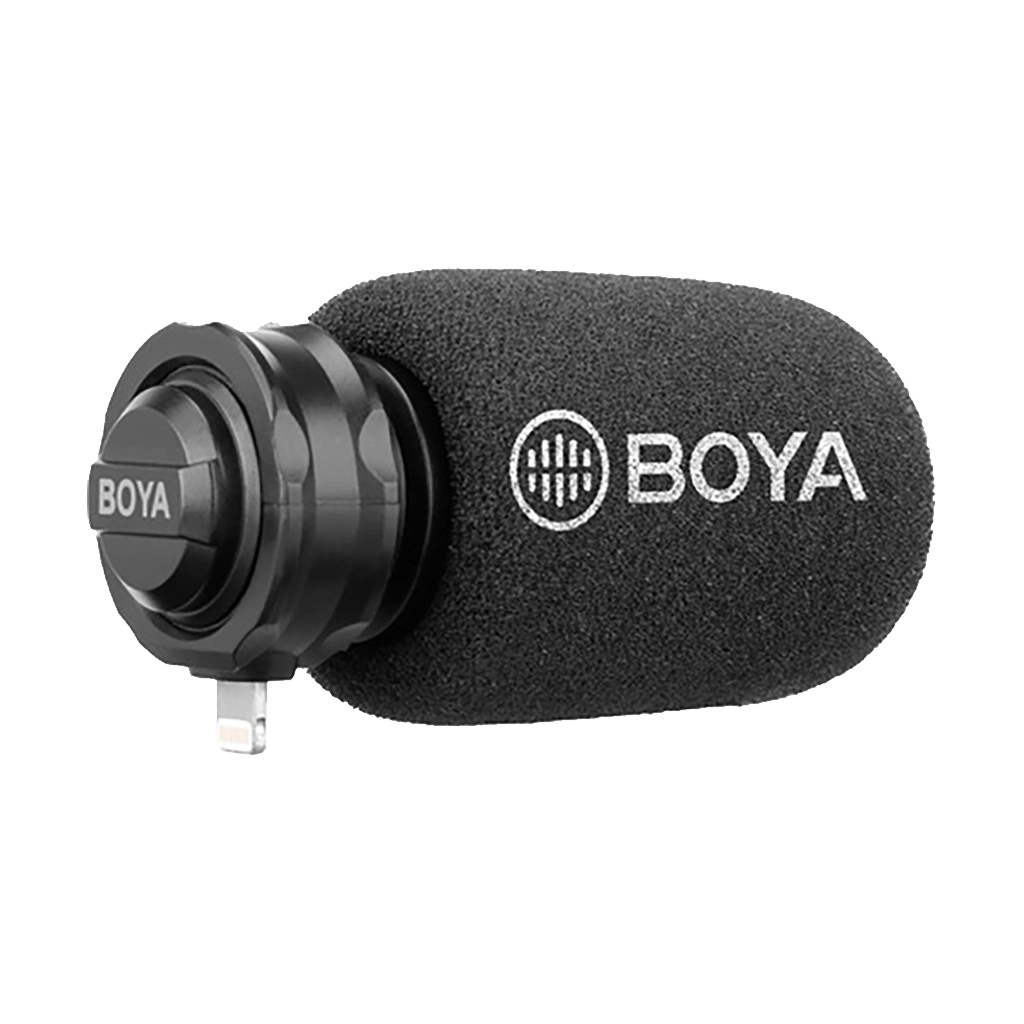 BOYA BY-DM200 Plug-In Digital Cardioid Microphone for Lightning iOS Devices