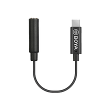 Boya BY-K4 3.5mm TRS (Female) to USB Type-C (Male) Audio Adapter