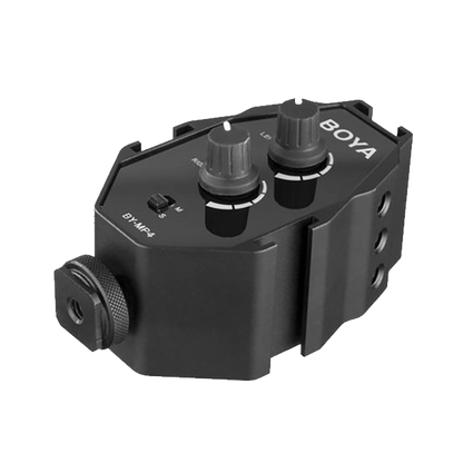 BOYA BY-MP4 2-Channel Audio Adapter for Smartphone, DSLR & Camcorder