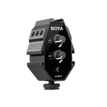 BOYA BY-MP4 2-Channel Audio Adapter for Smartphone, DSLR & Camcorder