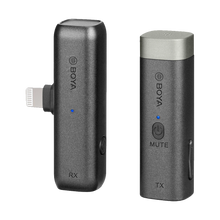 BOYA BY-WM3D Digital True-Wireless Microphone System for iOS Devices, Cameras, Smartphones (2.4 GHz)