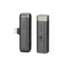BOYA BY-WM3U Digital True-Wireless Microphone System for Android Devices, Cameras, Smartphones (2.4 GHz)