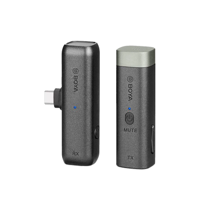 BOYA BY-WM3U Digital True-Wireless Microphone System for Android Devices, Cameras, Smartphones (2.4 GHz)