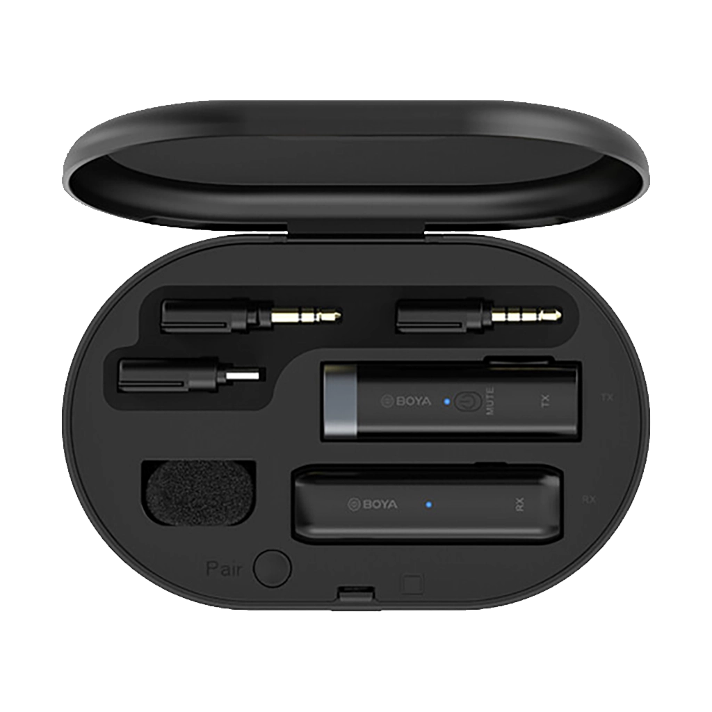 BOYA BY-WM3U Digital True-Wireless Microphone System for Android Devices, Cameras, Smartphones (2.4 GHz)